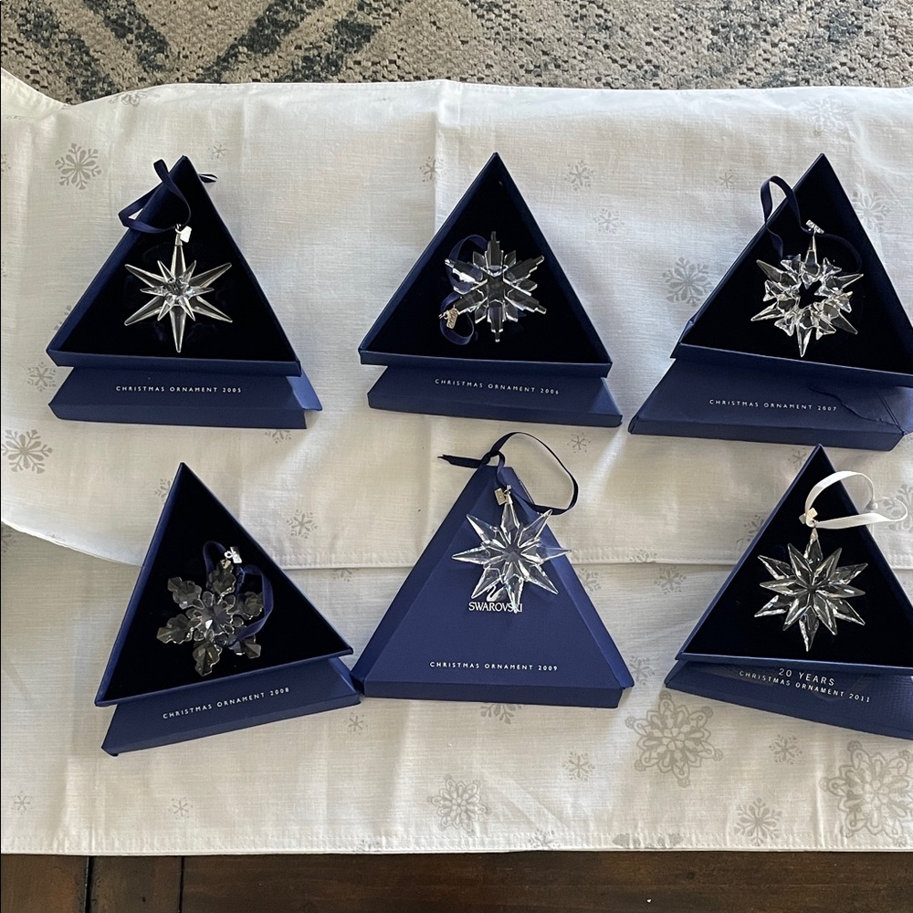 Swarovski Crystal Star Ornament Collection